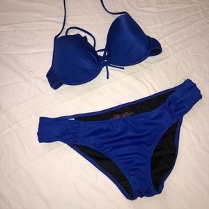 Victoria Secret royal blue bikini set
